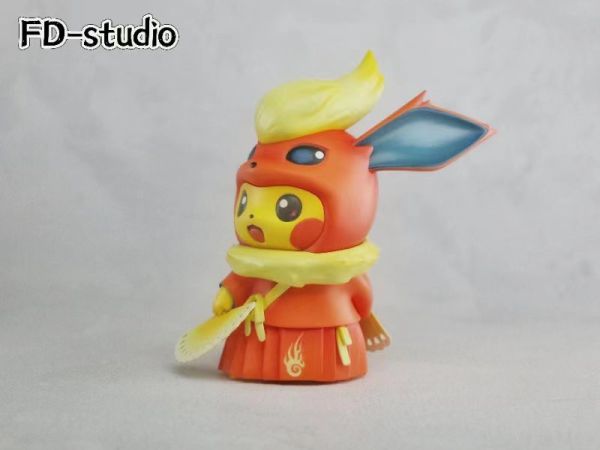 IH-studio ✘ FD工作室  伊布變皮系列第七彈 火伊布皮卡丘 