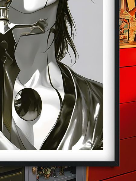 巴洛克《暗黑烏爾齊奧拉》死神境·界虛十刃裝飾畫冰箱貼 