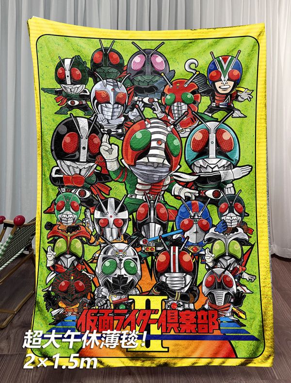千鳥社 《假面騎士俱樂部》Kamen Rider午睡毯地毯裝飾畫 