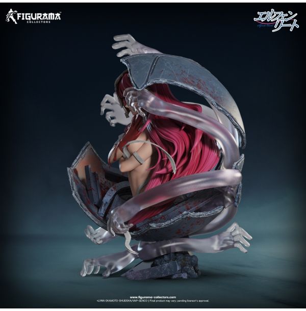 正版授權 石油廠Figurama《妖精的旋律》Elfen Lied 露西Lucy 1/4胸像 