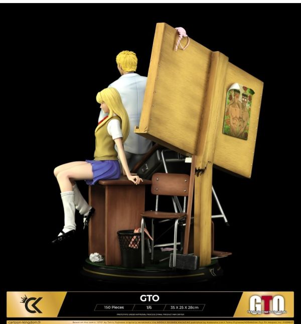 正版授權 Cartoon Kingdom（CK） 麻辣教師 GTO 鬼冢英吉 1/6雕像 