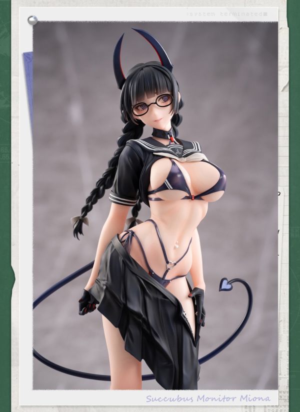 正版授權 大漫匠Animester 1/6 魅魔 風紀委員·澪奈 