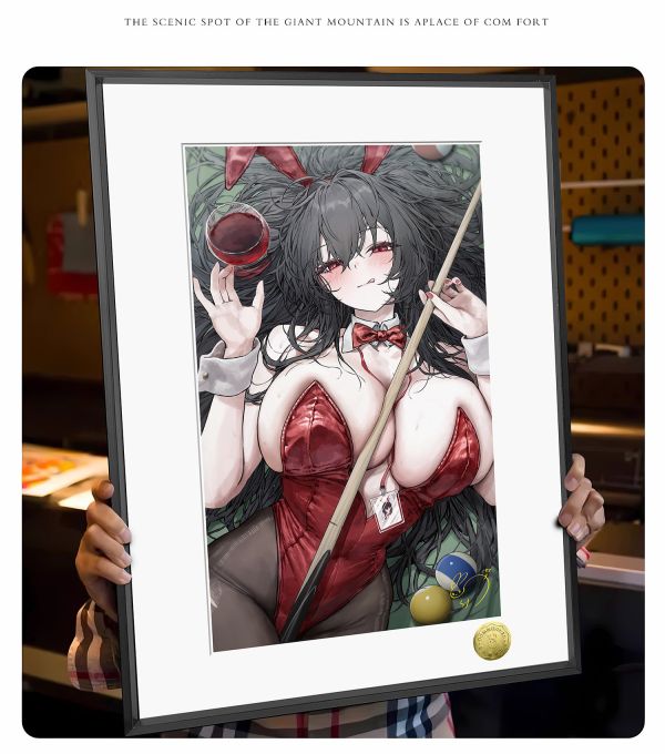 皇呱《大鳳台球兔女郎 第六彈》碧藍航線艦娘鷯裝飾畫 