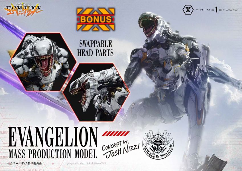 正版授權 Prime 1 Statue 82cm 新世紀福音戰士 EVA 概念設計量產機 