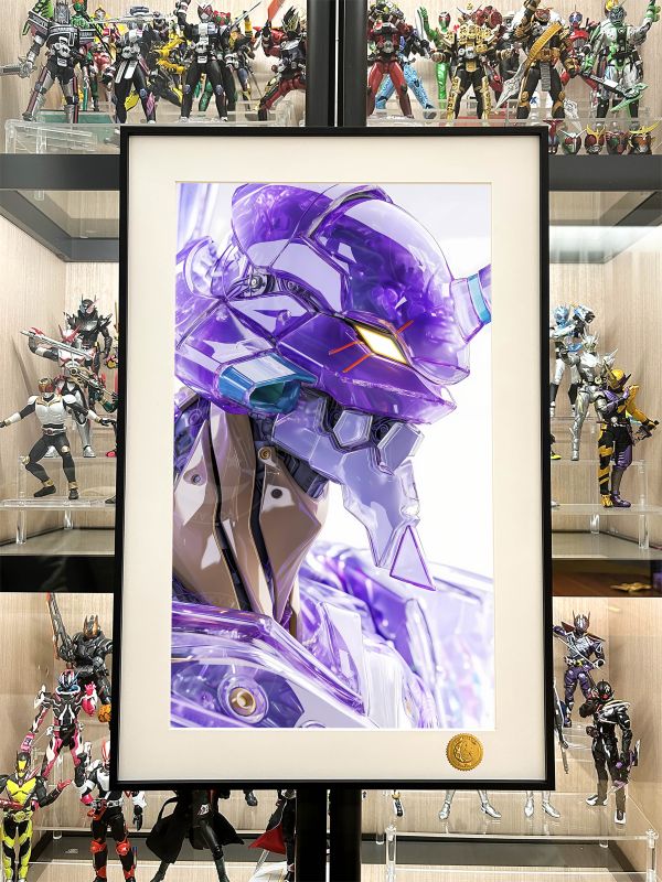 星空《透色初號機》EVA新世紀福音戰士裝飾畫 