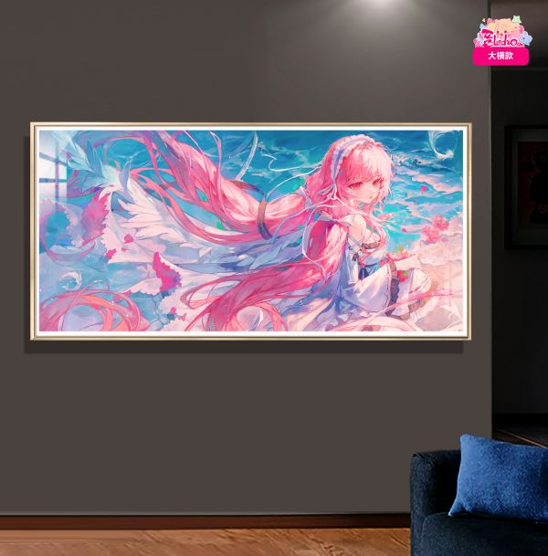 阿喵畫社 英仙座橫款裝飾畫 