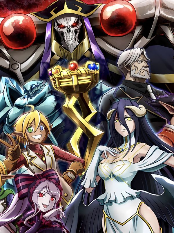 星空《骨王》OVERLORD安茲·烏爾·恭雅兒貝德裝飾畫 