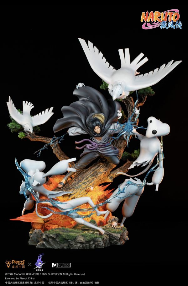 【補款】正版授權 皮樂中國X雲頂摘星工作室 《火影忍者》宇智波佐助 1/6雕像 