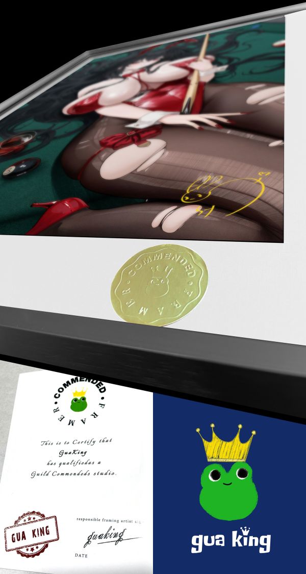 皇呱《大鳳台球兔女郎 第三彈》碧藍航線艦娘鷯裝飾畫 