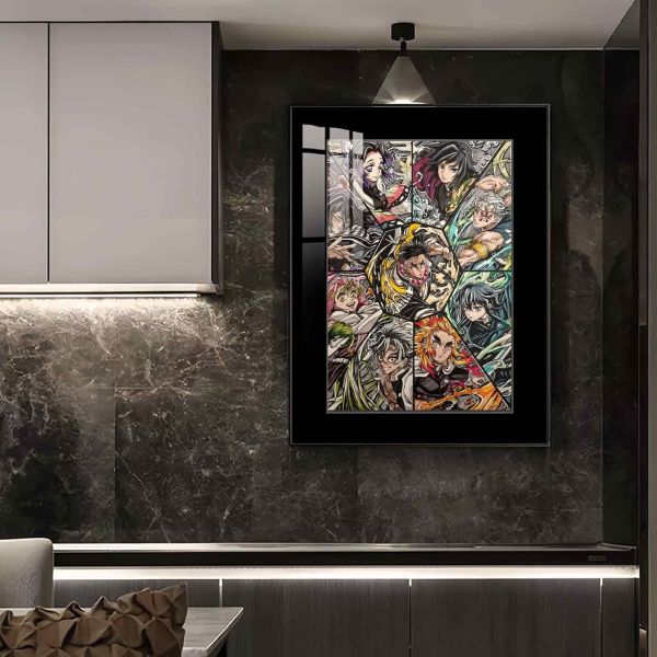 JUZI橘子工作室 鬼滅之刃九柱切片海報 裝飾畫 