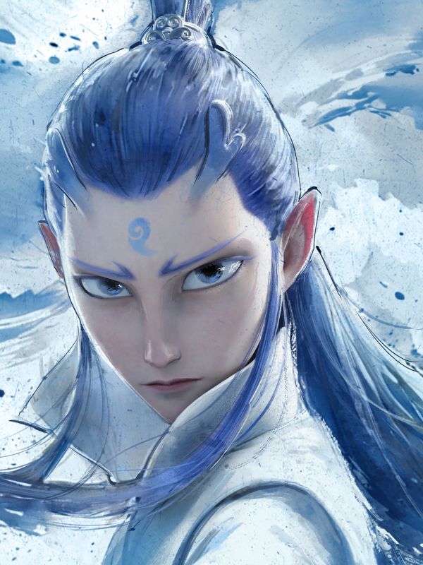 星空 《敖丙》哪吒之魔童鬧海裝飾畫 