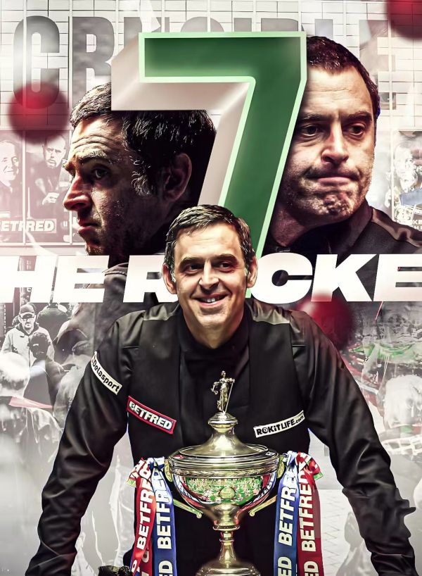 H2工作室 《奧沙利文》斯諾克火箭羅尼奧沙利文75三傑裝飾畫 