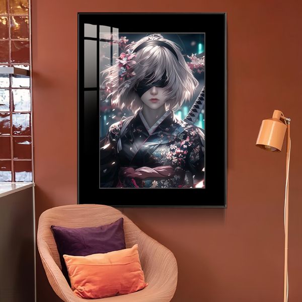 JUZI橘子工作室 櫻花劫：2b裝飾畫 