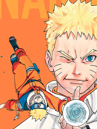 巴洛克《羈絆鳴人/佐助》宇智波火影忍者漩渦鳴人裝飾畫冰箱貼 