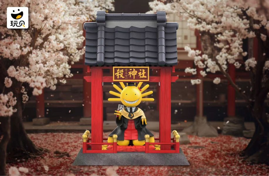 玩貝工作室 暗殺教室-殺老師神社桌面擺件 