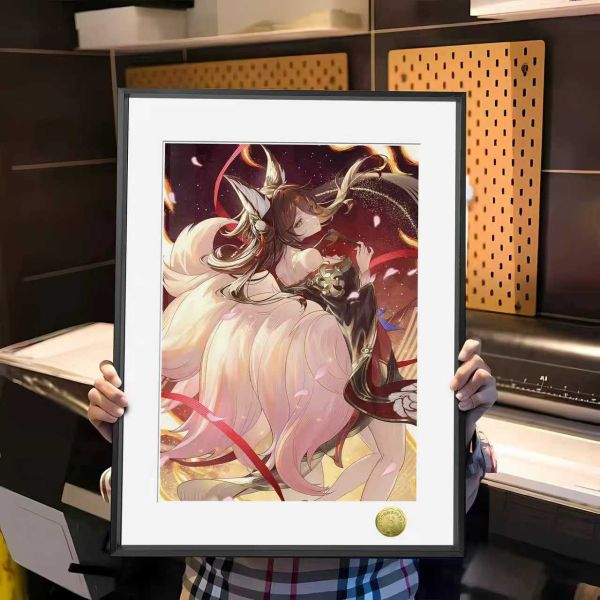 皇呱《狐人少女停雲》崩壞：星穹鐵道仙舟羅浮鳴火裝飾畫 