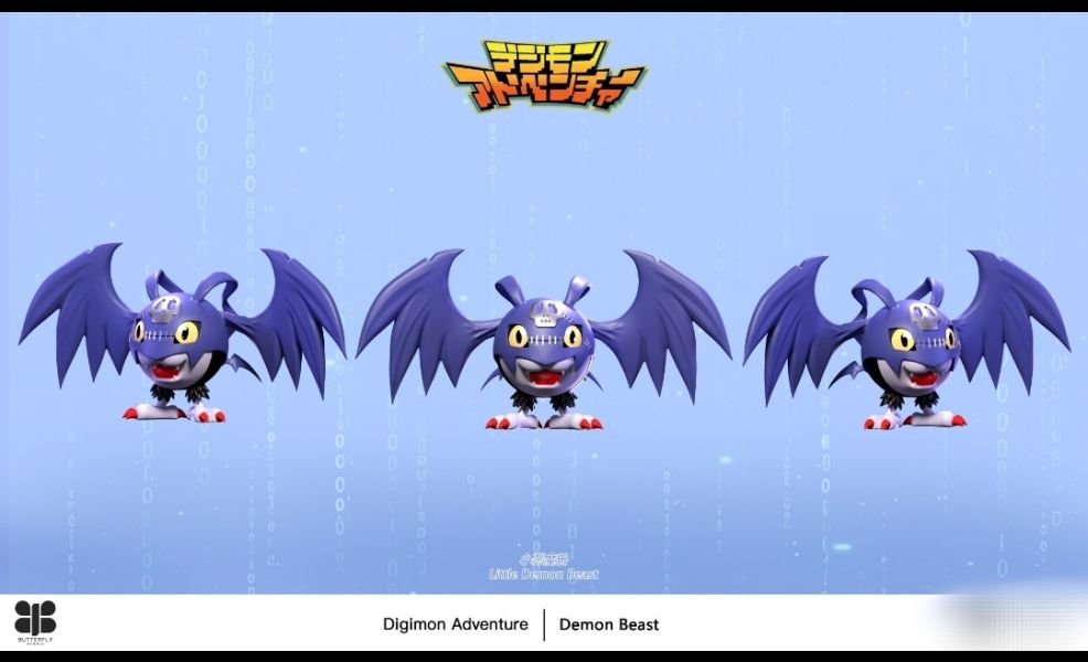 Butterfly Studio 蝴蝶社 數碼獸系列 吸血魔獸&小惡魔獸 