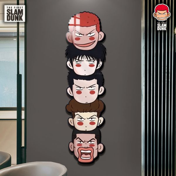 阿喵畫社 灌籃高手全隊疊疊樂超長燈帶畫 