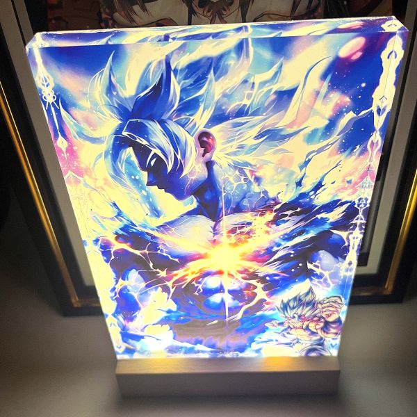 阿喵畫社 超藍孫悟空發光卡磚 