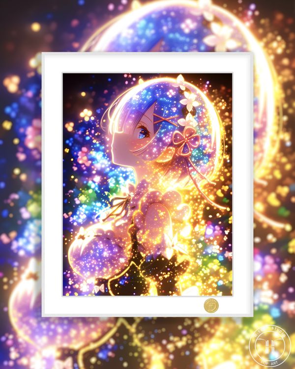 H2工作室《夢幻蕾姆》Re從零開始的異世界生活雷姆裝飾畫 