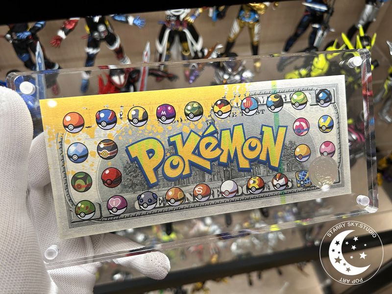 星空工作室 《皮卡丘正義聯盟美金磚》寶可夢超人蝙蝠俠神奇女俠閃電俠 