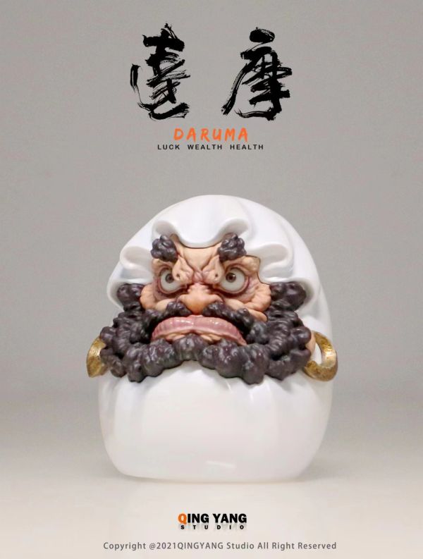清洋工作室 QINGYANG STUDIO 蛋系列第二彈《達摩》白 