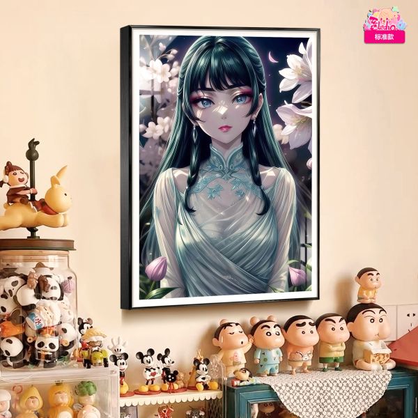 阿喵畫社 花海 藥屋少女裝飾畫 