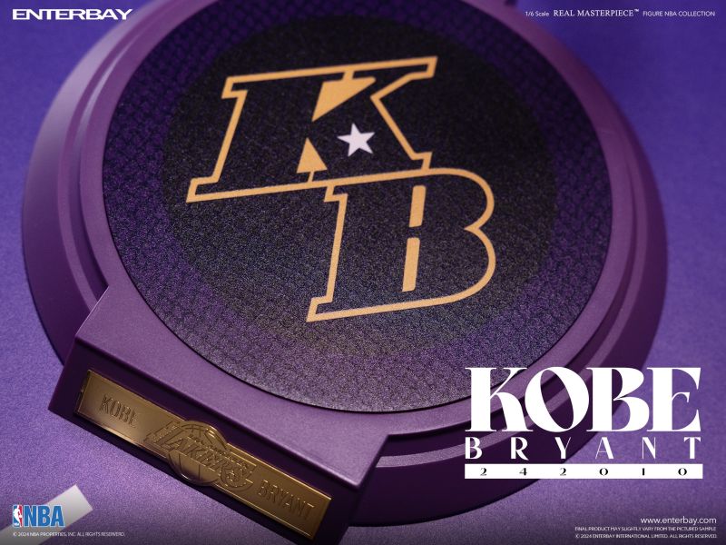 正版授權 Enterbay Real Masterpiece NBA系列 科比布萊恩特 蠟像級人偶 