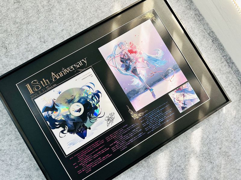 千鳥社《初音18週年CD》miku公主殿下CD簽名聲優裝飾畫 