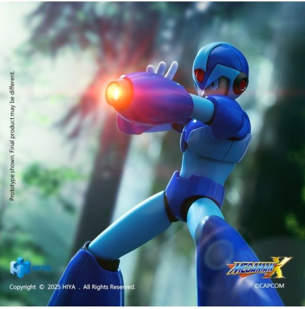 正版授權 HIYA 海雅玩具 14.5cm 洛克人X系列 艾克斯 超可動人偶 