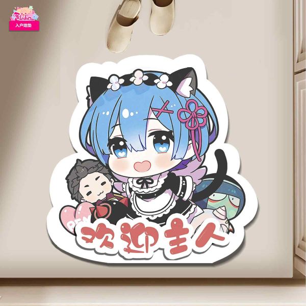 阿喵畫社 迎辰蕾姆拉姆裝飾畫 