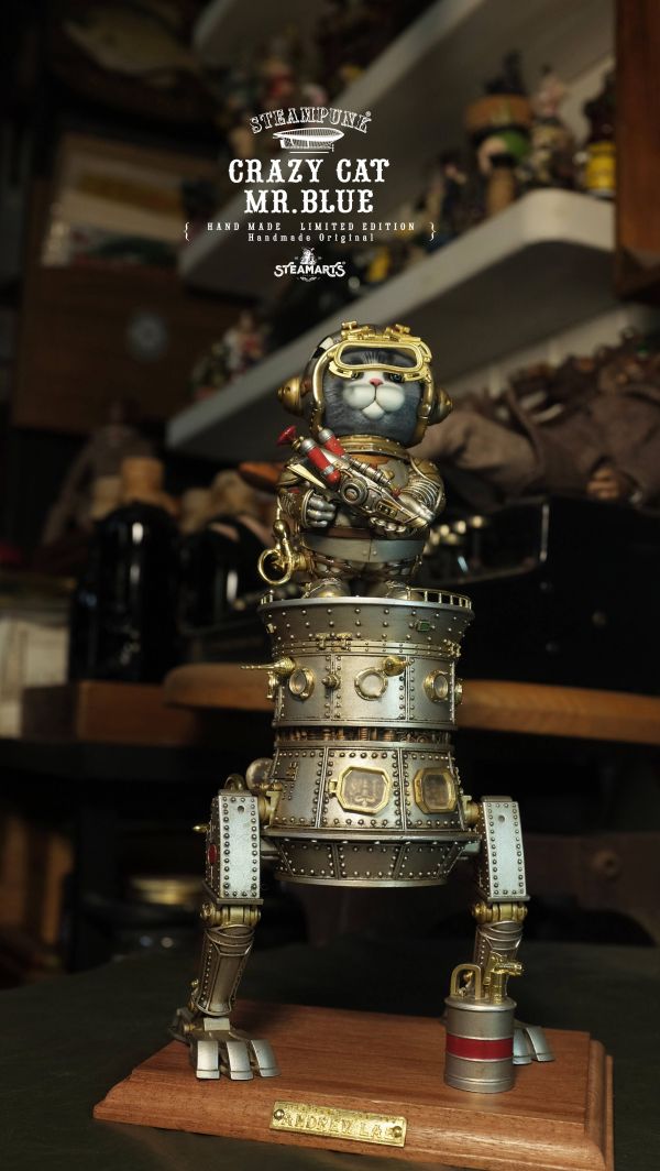 蒸汽工廠 STEAMARTS 藍先生的機器人 銀色限量版 