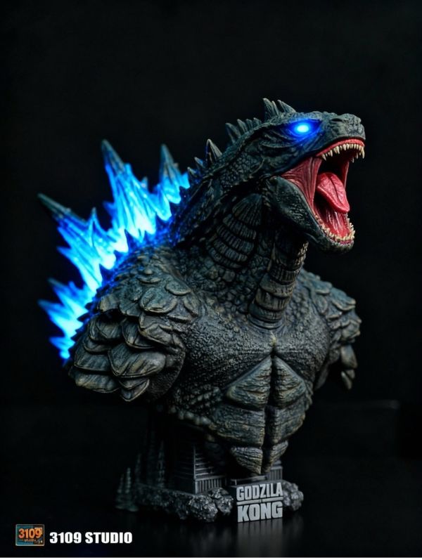 3109工作室 哥斯拉 半身像 