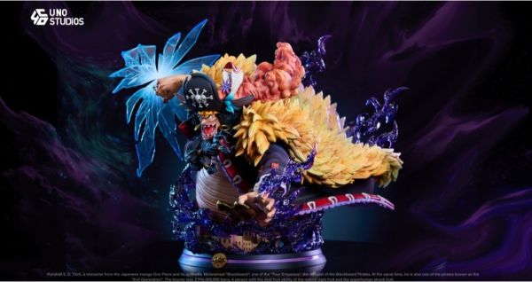 UNO工作室 黑鬍子 馬歇爾·D·蒂奇 桌擺件胸像 