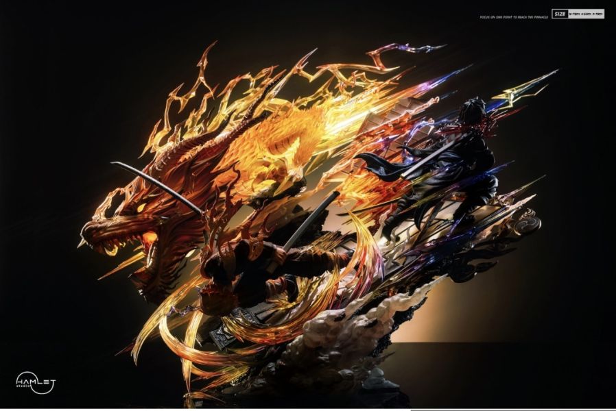 Hamlet工作室 鬼滅 火雷神 限量雕像 