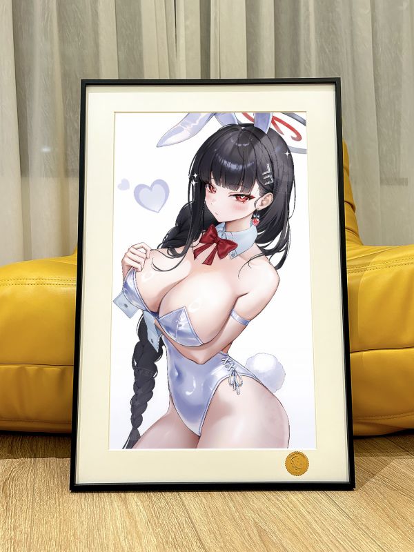 星空《白衣莉音》蔚藍檔案調月莉央裝飾畫 