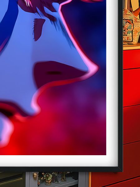 巴洛克《上弦三》鬼滅之刃無限城篇猗窩座Akaza裝飾畫 