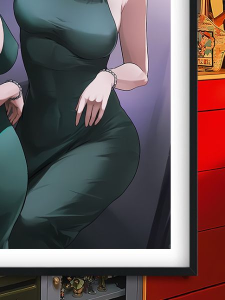 巴洛克《禮服吹雪》一拳超人Fubuki裝飾畫冰箱貼 