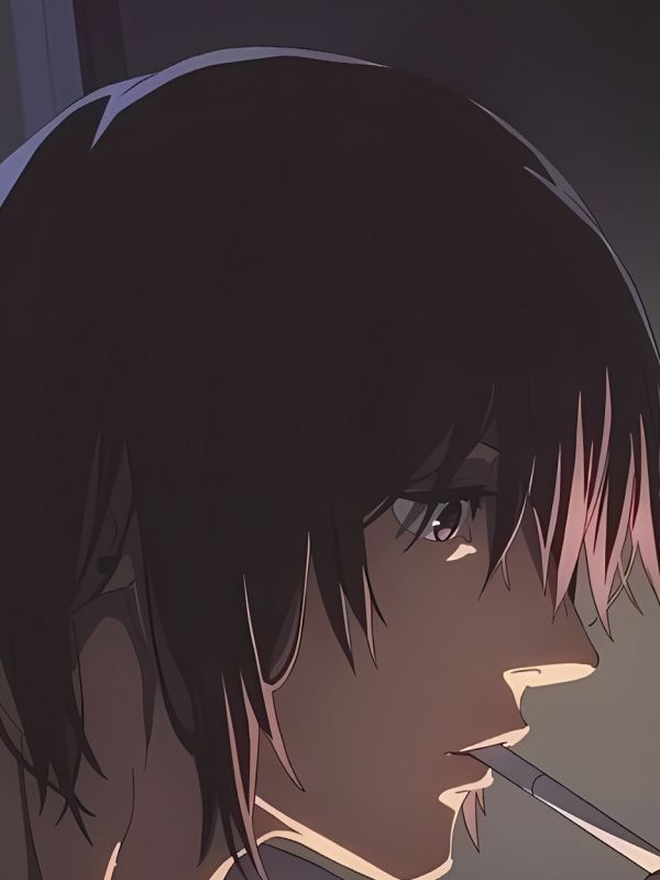 星空《點菸早川秋》Chainsaw Man電鋸人裝飾畫 