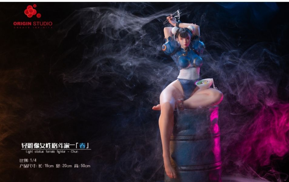 ORIGIN STUDIO 輕雕像女性格鬥家 春麗 