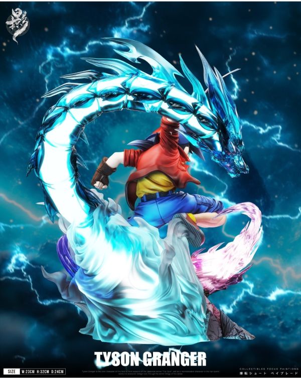 掠影Studio 童年懷舊系列001 4聖獸共鳴 戰鬥陀螺 小龍 