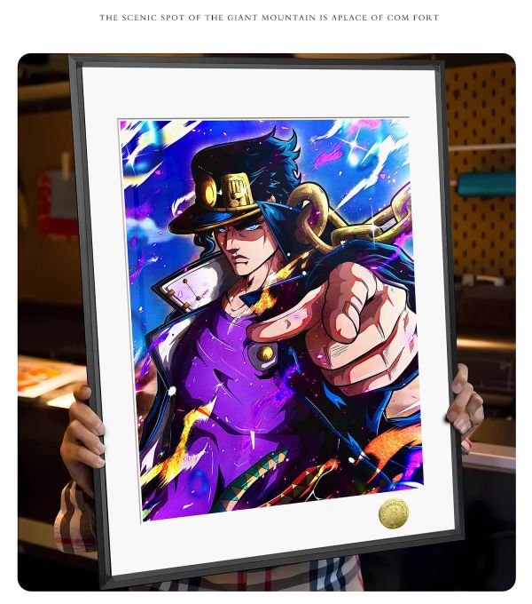 皇呱《3代jojo空條承太郎》JOJO的奇妙冒險裝飾畫 