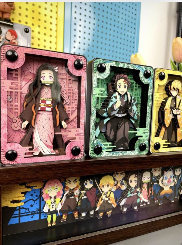 萌萌匠 鬼滅之刃 亞克力立體卡雕方磚二代磚 