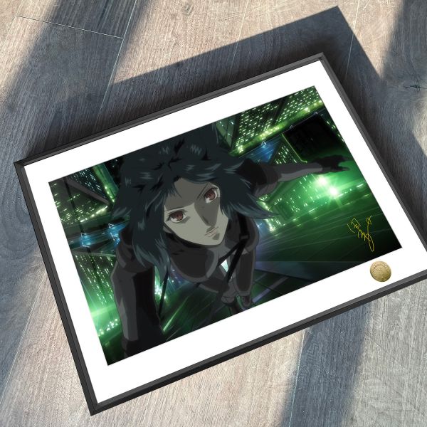 皇呱《草薙素子》攻殼機動隊隊長少佐跳樓狂魔裝飾畫 