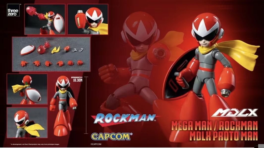 正版授權 Threezero 洛克人 MDLX 布魯斯 可動人偶 