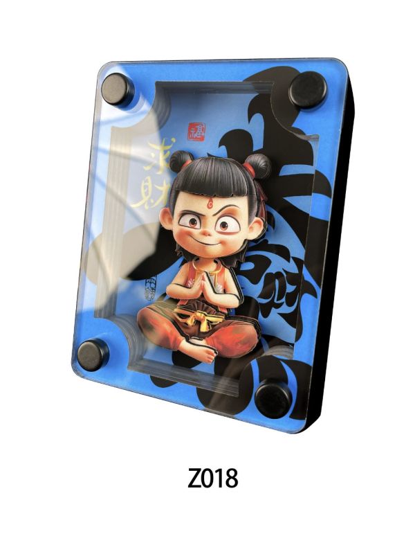 萌萌匠 卡通魔丸哪吒周邊立體卡磚裝飾擺臺 