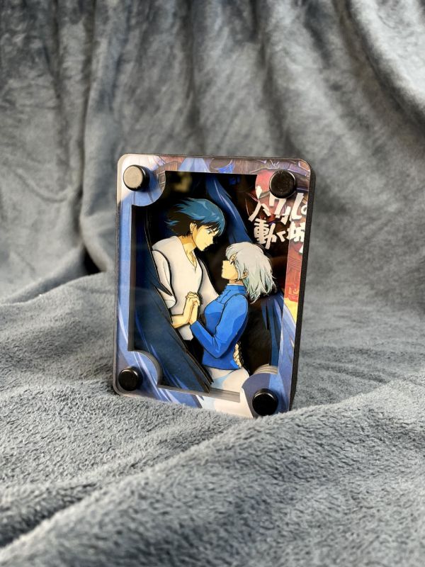 萌萌匠 哈爾的移動城堡哈爾蘇菲立體亞克力磚擺臺 