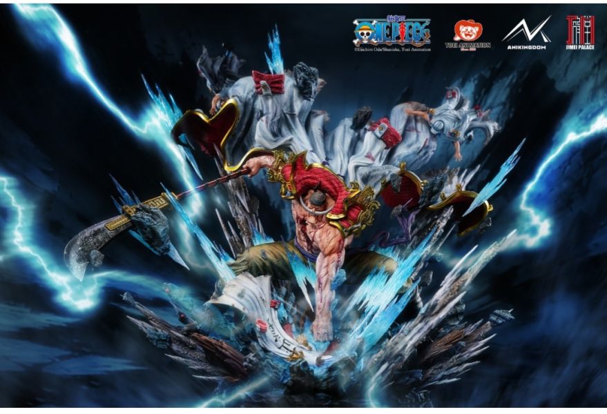 正版授權 ANIKINGDOM×集美殿堂《航海王》白鬍子-愛德華·紐哥特限量雕像 