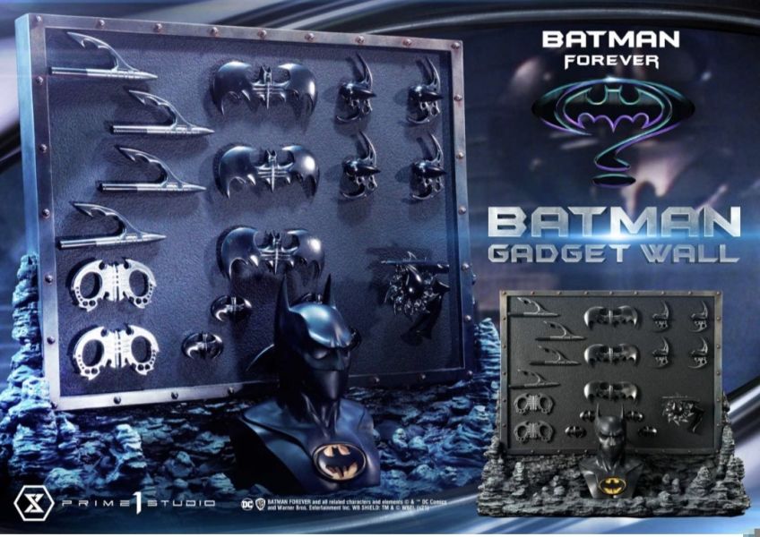 正版授權 Prime 1 Studio 1/3 1995永遠的蝙蝠俠 裝備牆 