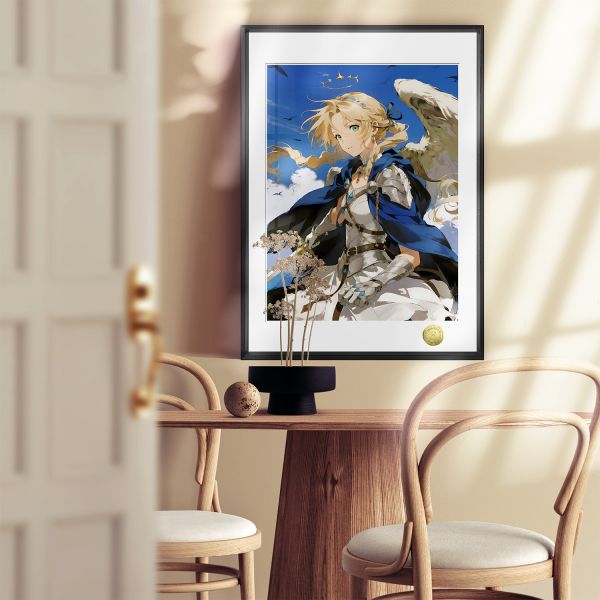 皇呱《吾王美如畫》Fate聖盃之戰Saber阿爾託莉雅裝飾畫 